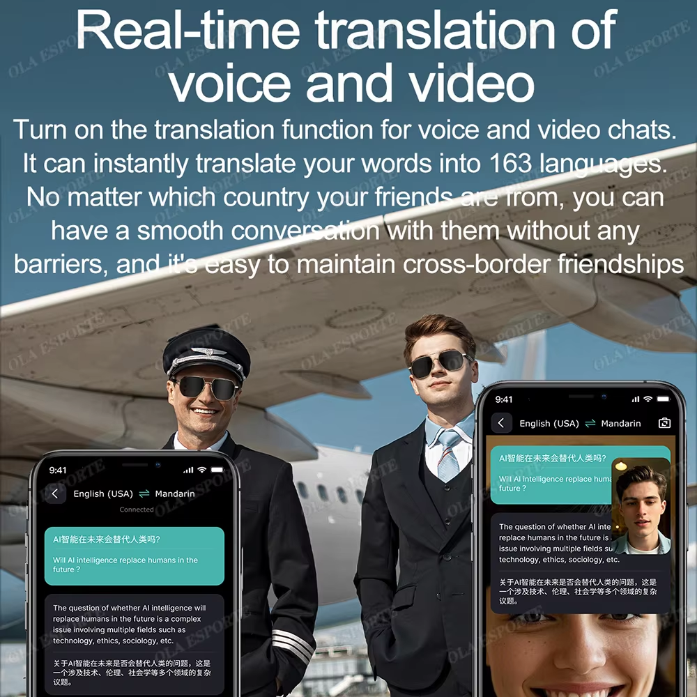Original AI Intelligent Translation Smart Glasses Wireless Driving Glasses - Image 5
